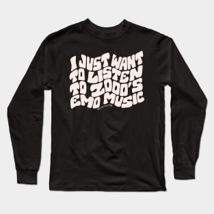 Emo Music Long Sleeve T-Shirt